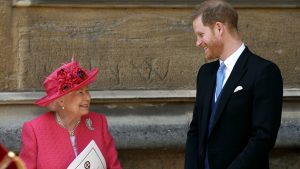 The Queen was reportedly told just minutes before Prince Harry ‘snubbed’ Prince Philip’s memorial