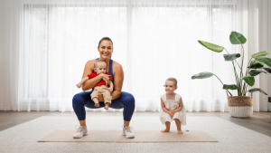 This is one of the best postpartum workouts to strengthen your core and pelvic floor, shares a top PT