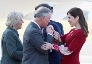 Prince Charles has a special way of greeting royal women