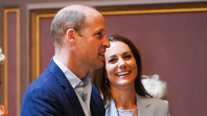 Prince William and Kate Middleton surprise in first official portrait together