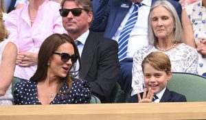 A sweet video of Kate Middleton introducing Prince George to Wimbledon staff is going viral