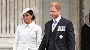 Meghan says she rejects the ‘gendered stereotype’ that she should feel ‘lucky Harry chose her’