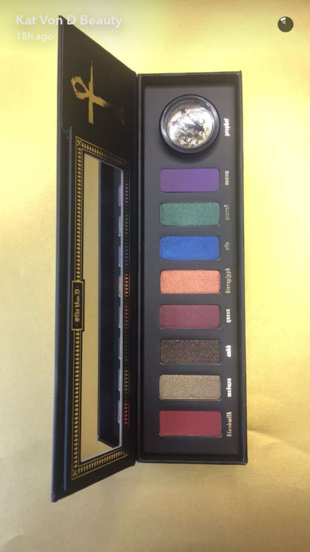 Kat Von D Beauty New Eyeshadow Palette Sneak Peek