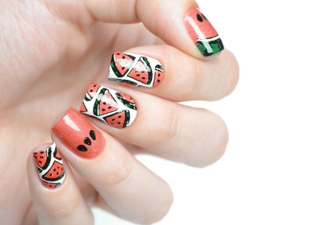 Fruit Nail Art | Watermelon Slice Tutorial Perfect For Summer